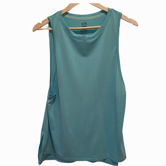 Champion Mens Blue Athletic Tank  Top - Picture 3 of 5